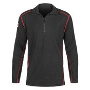 Lakeland High Performance FR Waffle Quarter Zip in Black